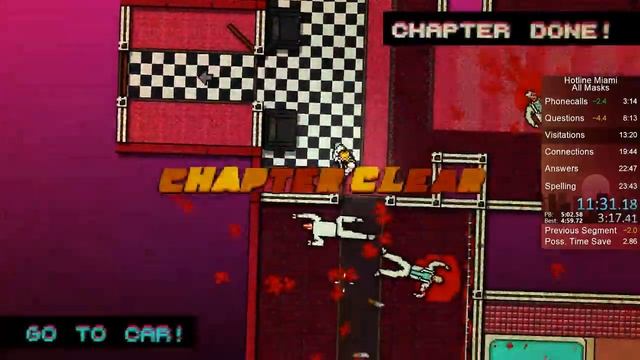 Hotline Miami All Masks Speedrun in 22:26 смотреть онлайн