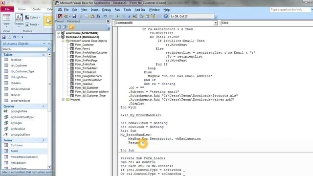 How to Handle Run Time Error: MS Access смотреть онлайн