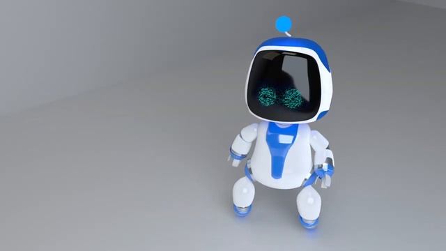 ASTRO BOT! My first 3D animation and proper 3D model. смотреть онлайн