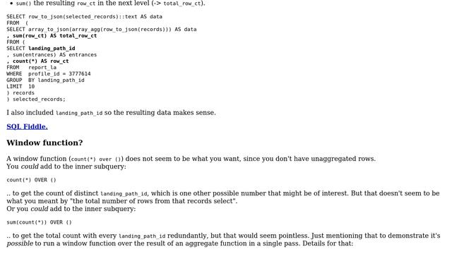 Databases: Return total number of rows and selected (aggregated) data (4 Solutions!!) смотреть онлайн