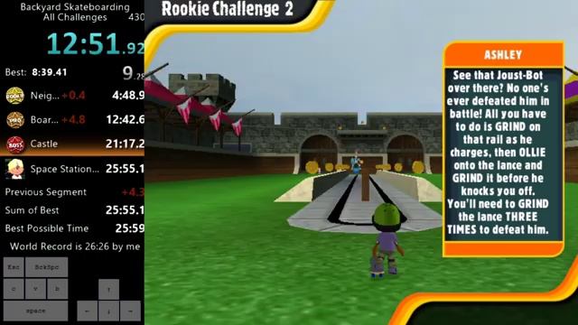 Backyard Skateboarding All Challenges WR 25:54 | Psyrade