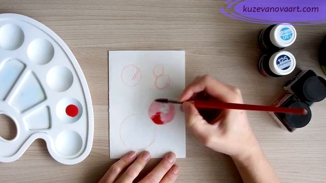 РИСУЕМ НОВОГОДНИЕ ОТКРЫТКИ | АКВАРЕЛЬ смотреть онлайн