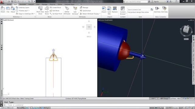 AutoCAD MEP 2013 Universal Connector - U.S. CAD Building смотреть онлайн
