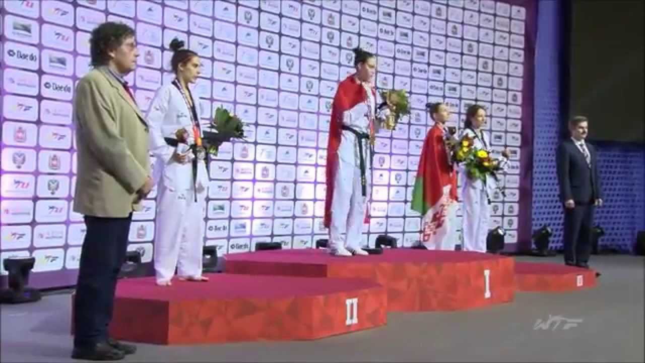 Taekwondo WTF. Чемпионат мира 2015. Церемония награждения. W-62. смотреть онлайн