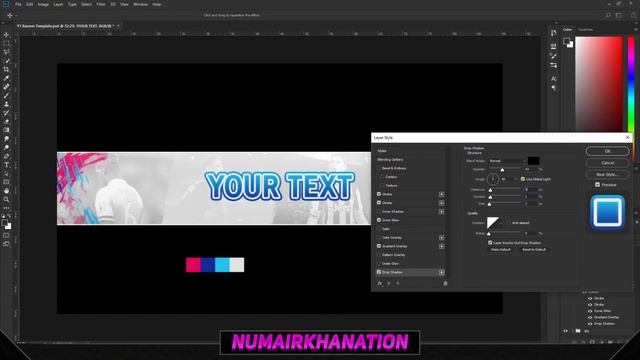 FIFA 19 Style Banner Template (Free Download) | Photoshop Speedart #30 смотреть онлайн
