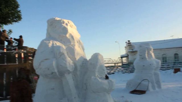 20.12.18. Камень-на-Оби ."Снежный городок" . смотреть онлайн