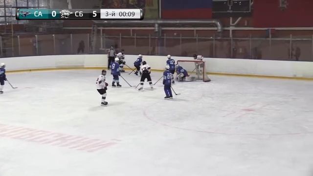 Гол "лакросс" Никиты Колюбина в матче чемпионата Москвы по хоккею смотреть онлайн