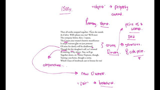 'MY LAST DUCHESS' LANGUAGE ANALYSIS (P3) | Grade 9 Analysis смотреть онлайн