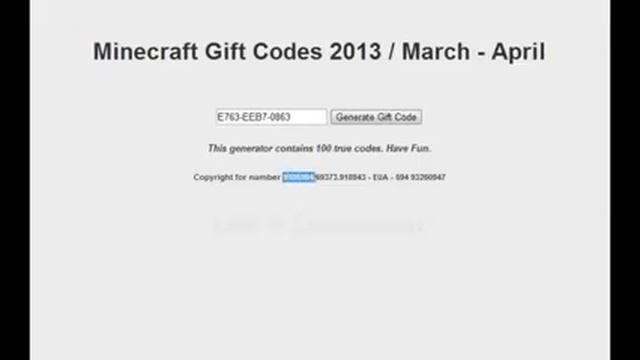 Minecraft Code Generator 2013 смотреть онлайн