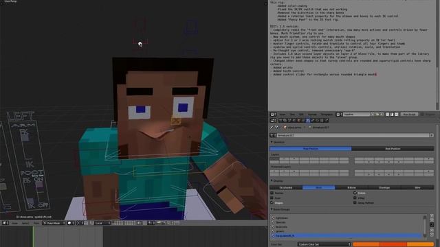 Fancy Feet Rig update v2.5 Free Minecraft Rig смотреть онлайн