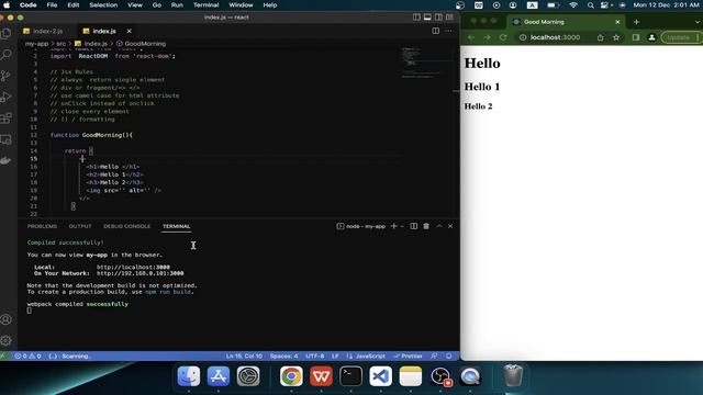 Jsx (JavaScript expression) in React Js in Urdu/Hindi смотреть онлайн
