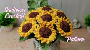 Подсолнух Крючком! Как Связать Подсолнух?! Виктория Вяжет