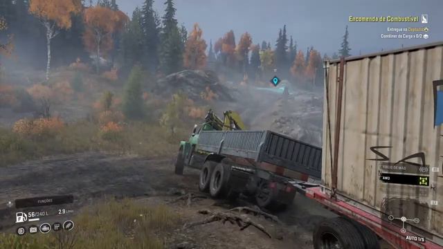 SnowRunner | Encomenda de combustível | Part 1 Heavy Weight |Gameplay |PS4 смотреть онлайн