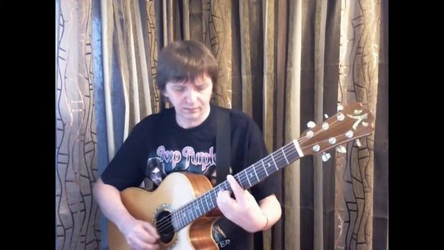 Jasse Cook Mario Takes A Walk cover, акустическая гитара смотреть онлайн