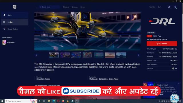 🔥The Drone Racing League Simulator Free on Epic Games Store | Drone Racing League Simulator FREE NO смотреть онлайн