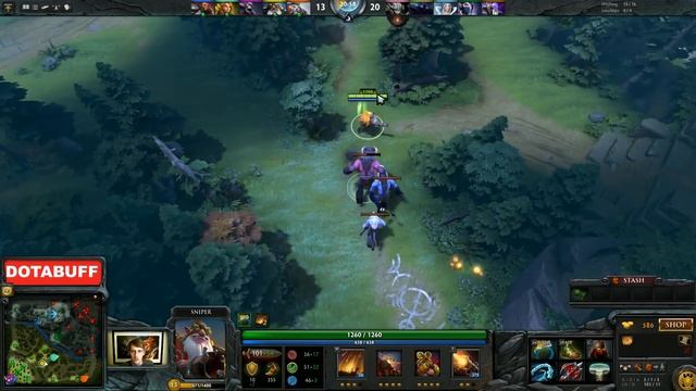 Dota 2 Purge plays Sniper смотреть онлайн