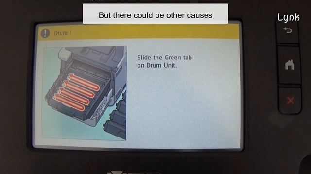 “Slide Green Tab on the Drum Unit” Brother Printers – How to clear the error message смотреть онлайн