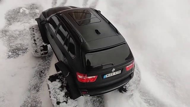 БМВ х5 на базе WPL C14 Выезд в снег!