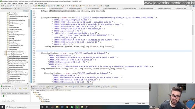 Como eu implemento meu Repository no Spring Boot com Spring Data JPA смотреть онлайн