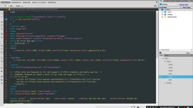 PHP My First App, 04 Pop-up Login Box : Database Creat (PhpMyadmin) смотреть онлайн