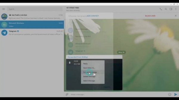 Download Any Telegram Videos Through Google Drive