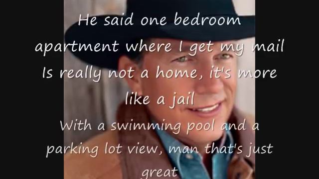 George Strait- I Hate everything (lyrics) смотреть онлайн