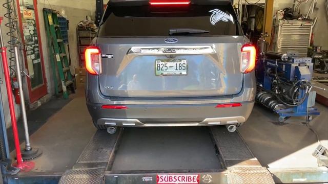 2021 Ford Explorer 2.3L ECOBOOST DUAL EXHAUST w/ VIBRANT RESONATOR & MUFFLER DELETE! смотреть онлайн