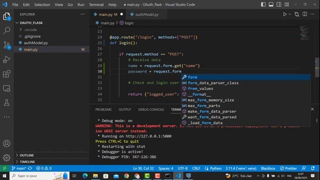 Build Flask API with JWT and PostgreSQL (1st Part) смотреть онлайн