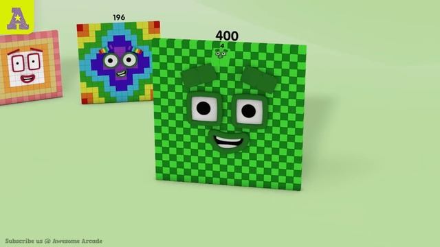 All Numberblocks Crash Test Party 100, 200, 300, 400, 800, 1000! Compilation смотреть онлайн