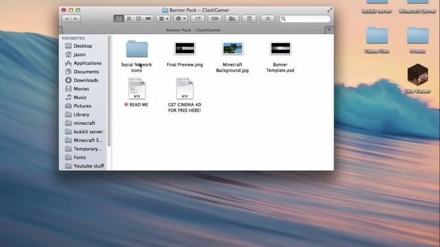 How To Make a Minecraft banner/channel art (beginners) - Photoshop смотреть онлайн