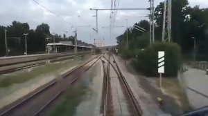 Вид из кабины поезда часть 2