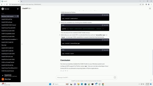 windows pip install cuda смотреть онлайн