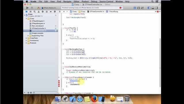 Hướng dẫn lập trình game Freaking Math trên Xcode смотреть онлайн