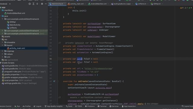 Download 3d gltf model frm network save in storage & render in native android & kotlin with filamen смотреть онлайн