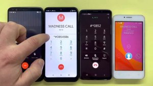 Incoming Call OnePlus 5T Vs ZTE Blade A51 lite / Outgoing Call Samsung Galaxy S9 and Lenovo A2016a4