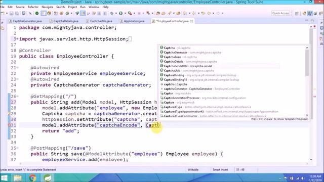 Generate Captcha using Simple Captcha Library in Spring Boot | Arabic Captcha | Chinese Captcha смотреть онлайн