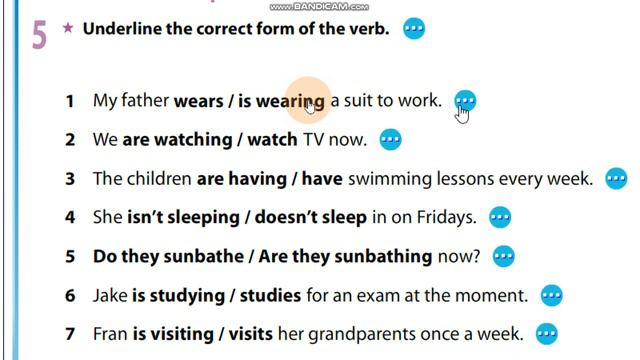 PRESENT SIMPLE & PRESENT CONTINUOUS.
