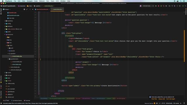 Laravel 6 Beginner - e18 - Final Project Part 2 (Questionnaire/Survey App) смотреть онлайн