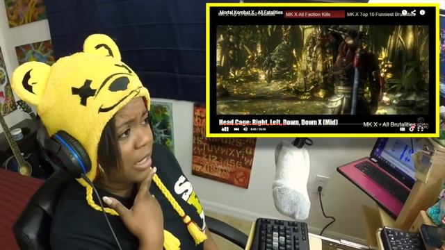 OH THE HORROR - MOTAL KOMBAT X FATALITIES REACT VIDEO #1 смотреть онлайн
