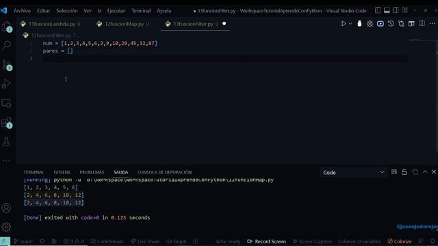 13 Python lambda, map, filter, reduce смотреть онлайн