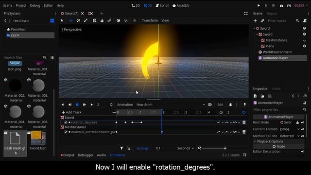 Godot Tutorial - How to make Sword Slash Effect using Visual Shader - 3 different versions смотреть онлайн