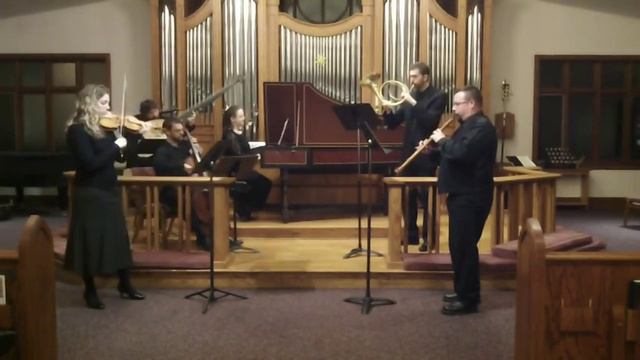 J.F. Fasch: Sonata in F major for horn, oboe, violin and continuo, selections