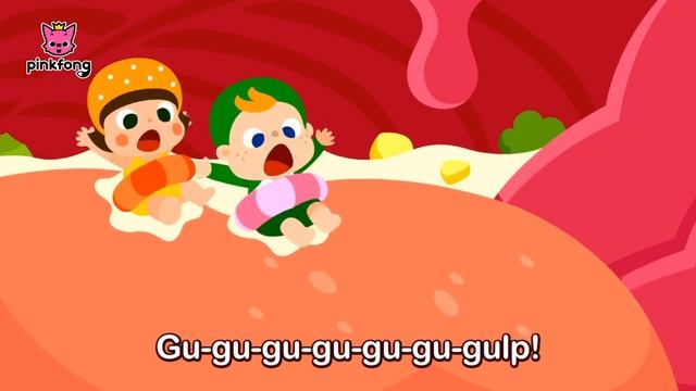 Digestion - Where Does My Food Go? | Body Parts Songs | Pinkfong Songs for Children смотреть онлайн