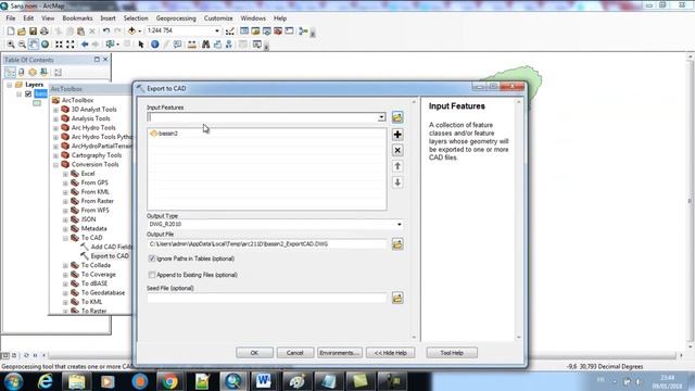 How to convert SHP to DWG (Esri Shapefile to AutoCAD) using ARCGIS смотреть онлайн
