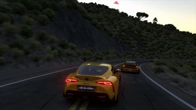 TOYOTA SUPRA A90 SUNSET DRIVE| Assetto Corsa смотреть онлайн
