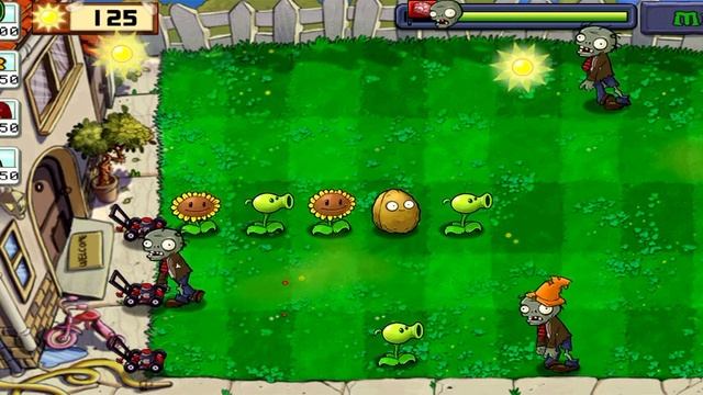 Прохождения игры растение против зомби #1