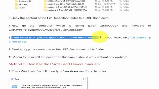 How to Fix Printer Installation Error 0x00000057 смотреть онлайн