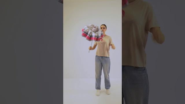 UFLS0059-5 Зонт жен. Fabretti, облегченный автомат, 3 сложения, сатин