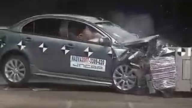 Vehicule Crash Test 2008 Mitsubishi Lancer _ Galant Fortis Frontal Offset Test) JNCAP-Extreme смотреть онлайн