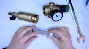 Падение давления воды. Фильтр воды TIM JH2007 3/4". Разборка и сборка, чистка и профилактика.